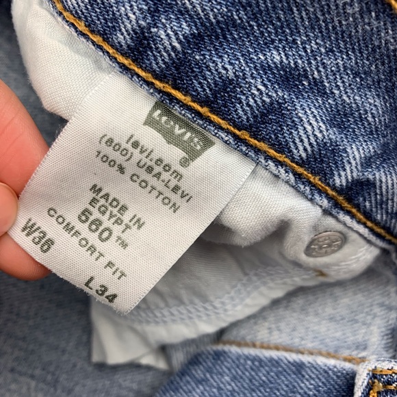 Vintage Levi’s 560 High Waist wedgie fit Jeans - Picture 7 of 7